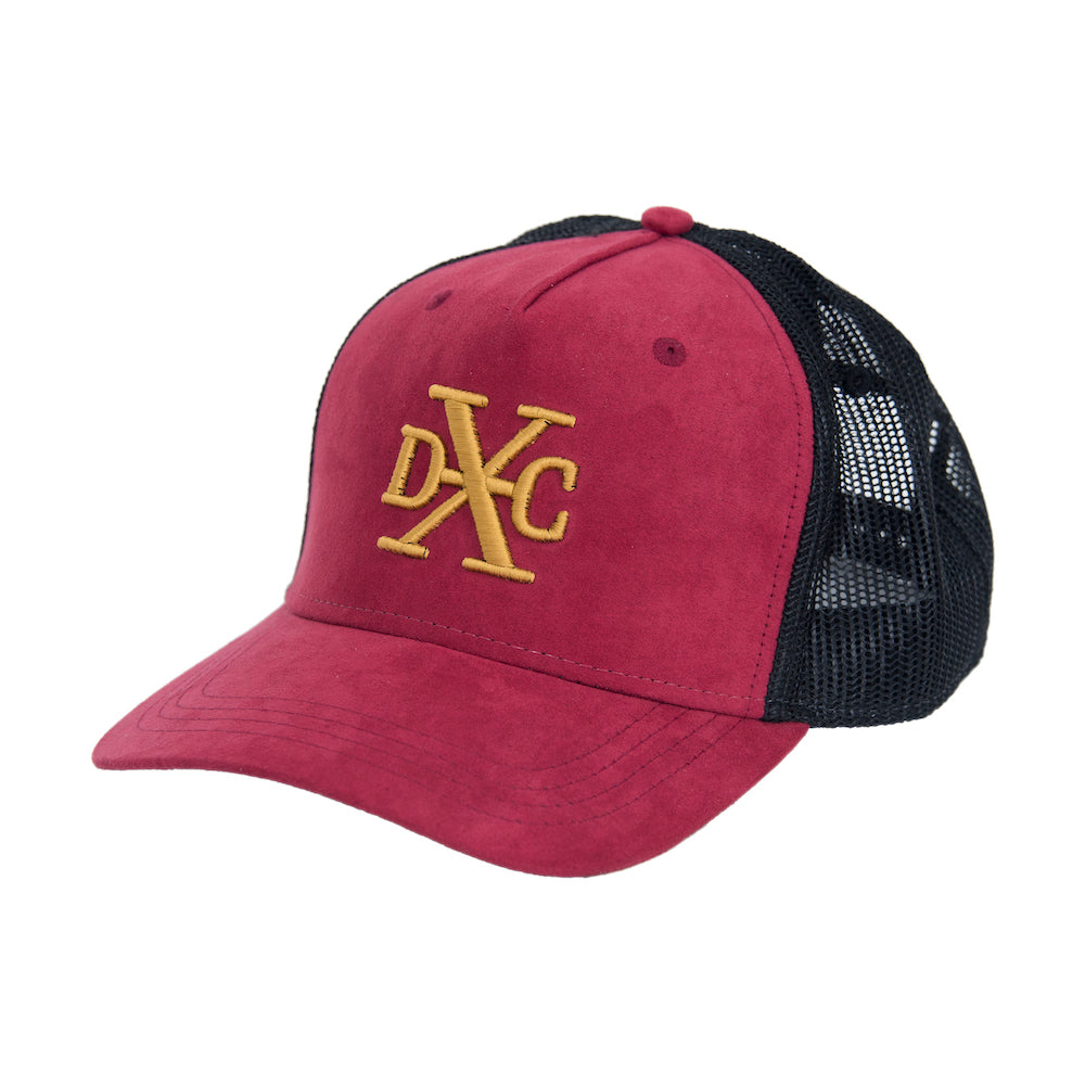 DXC SUEDE TRUCKER RED/BLACK MESH - Design By Crime