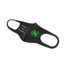 Load image into Gallery viewer, DXC FACE MASK BLACK/GREEN - Design By Crime
