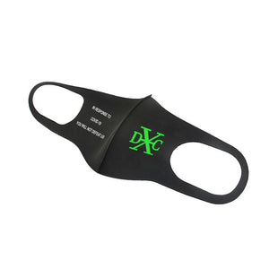 DXC FACE MASK BLACK/GREEN - Design By Crime