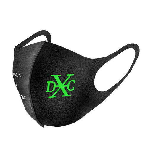 DXC FACE MASK BLACK/GREEN - Design By Crime