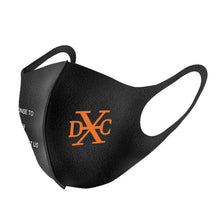 Load image into Gallery viewer, DXC FACE MASK BLACK/ORANGE - Design By Crime
