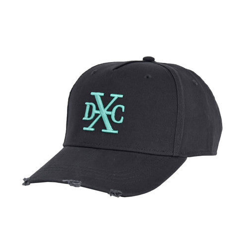 DXC CAP CHARCOAL GREY/AQUA BLUE - Design By Crime