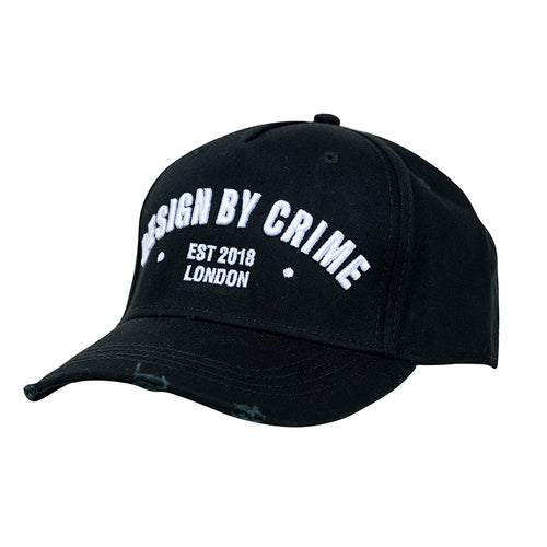 DESIGN BY CRIME CAP BLACK/WHITE - Design By Crime