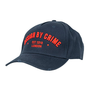 DESIGN BY CRIME CAP NAVY/RED - Design By Crime