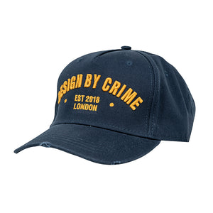 DESIGN BY CRIME CAP NAVY/GOLD - Design By Crime