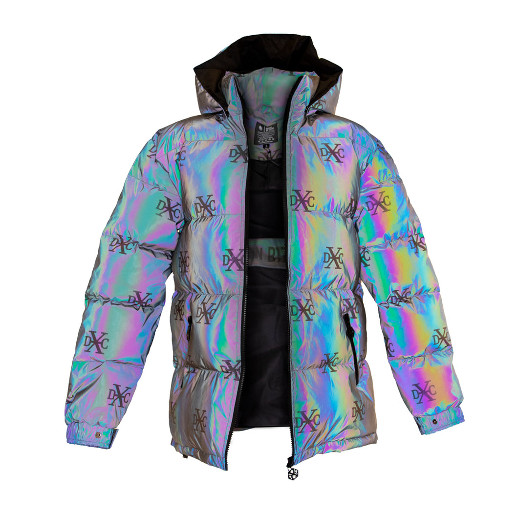 DXC IRIDESCENT PUFFER – Design By Crime